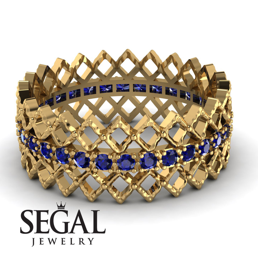 Crown Sapphire Band - Hadley No. 13