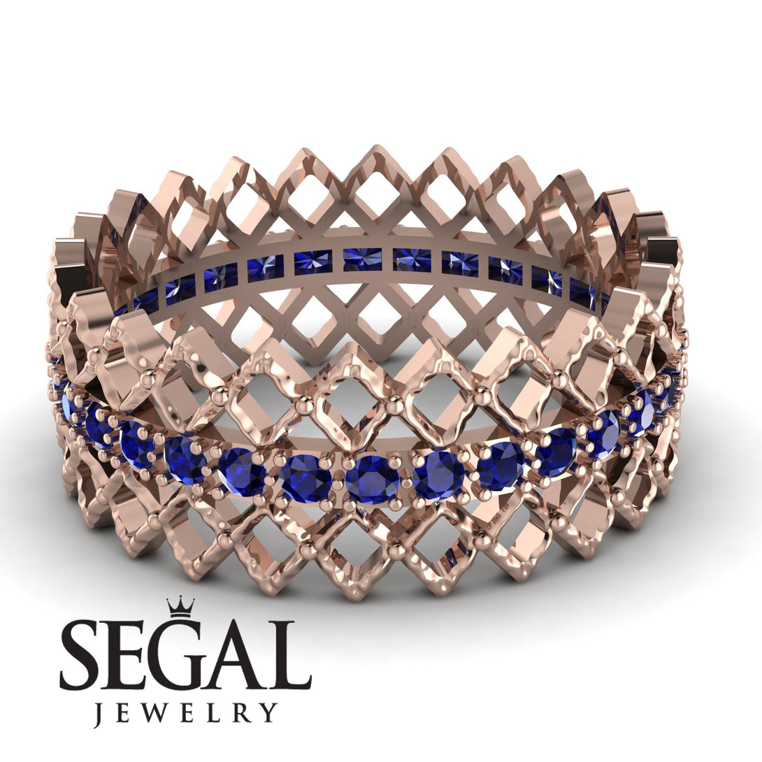 Crown Sapphire Band - Hadley No. 14