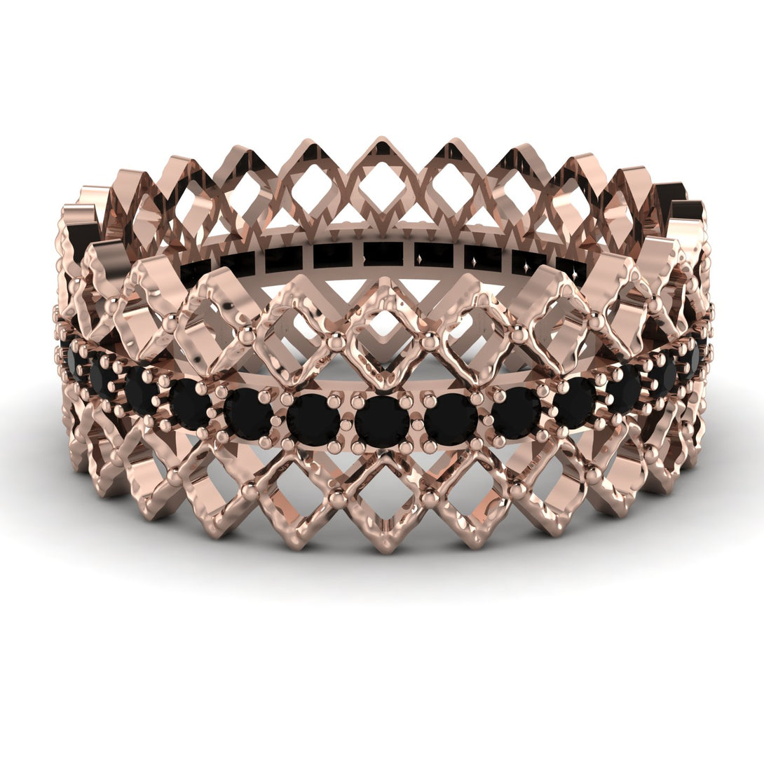 Crown Black Diamond Band - Hadley No. 8