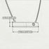 Black Diamond Gold Necklace Bar - Crystal No. 8 image 3