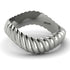 Curved Twist Men's Wedding Band image 3