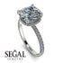 Cushion Hidden Diamond Diamond Ring - Nova No. 3 image 3