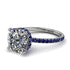 Cushion Hidden Diamond Diamond Ring - Nova No. 63