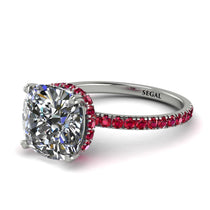 Cushion Hidden Diamond Diamond Ring - Nova No. 48 image 1