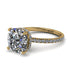 Cushion Hidden Diamond Diamond Ring - Nova No. 1
