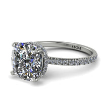 Cushion Hidden Diamond Diamond Ring - Nova No. 3 image 1
