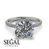 Cushion Hidden Diamond Diamond Ring - Nova No. 3