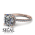Cushion Hidden Diamond Diamond Ring - Nova No. 2 image 10