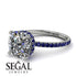 Cushion Hidden Diamond Diamond Ring - Nova No. 63 image 10