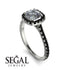 Cushion Diamond Halo Engagement Ring - Jade No. 33