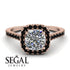 Cushion Diamond Halo Engagement Ring - Jade No. 32