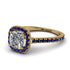 Cushion Diamond Halo Engagement Ring - Jade No. 61 image 1