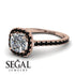 Cushion Diamond Halo Engagement Ring - Jade No. 32