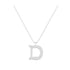 D - Letter Name Necklace Initial Necklace