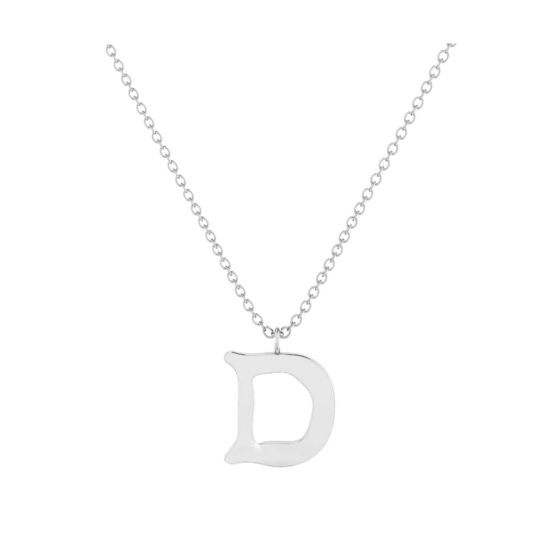 D - Letter Name Necklace Initial Necklace
