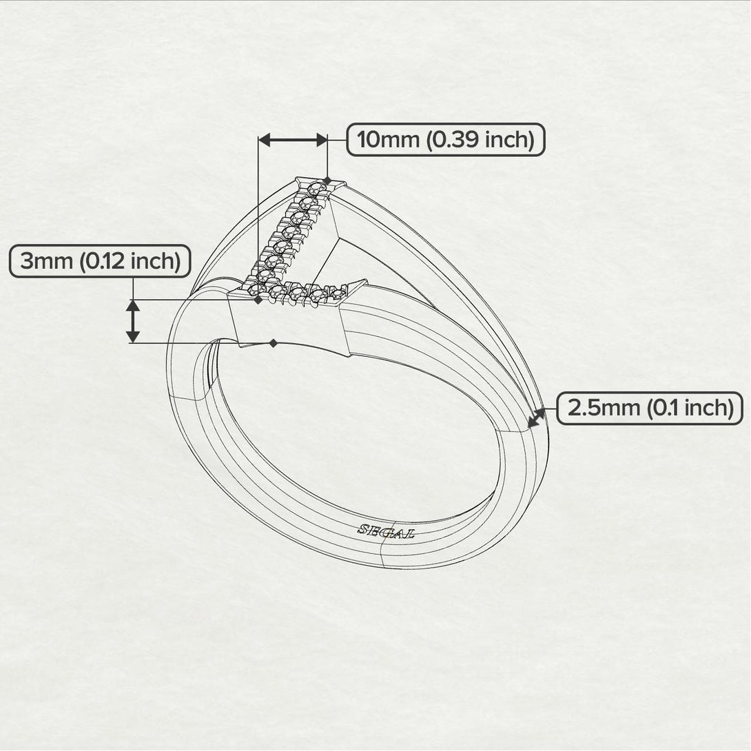 Black Diamond Initial L Ring
