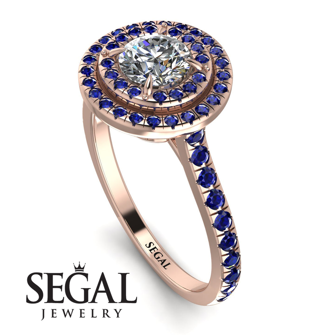 Double Halo Diamond Ring - Zoey No. 65