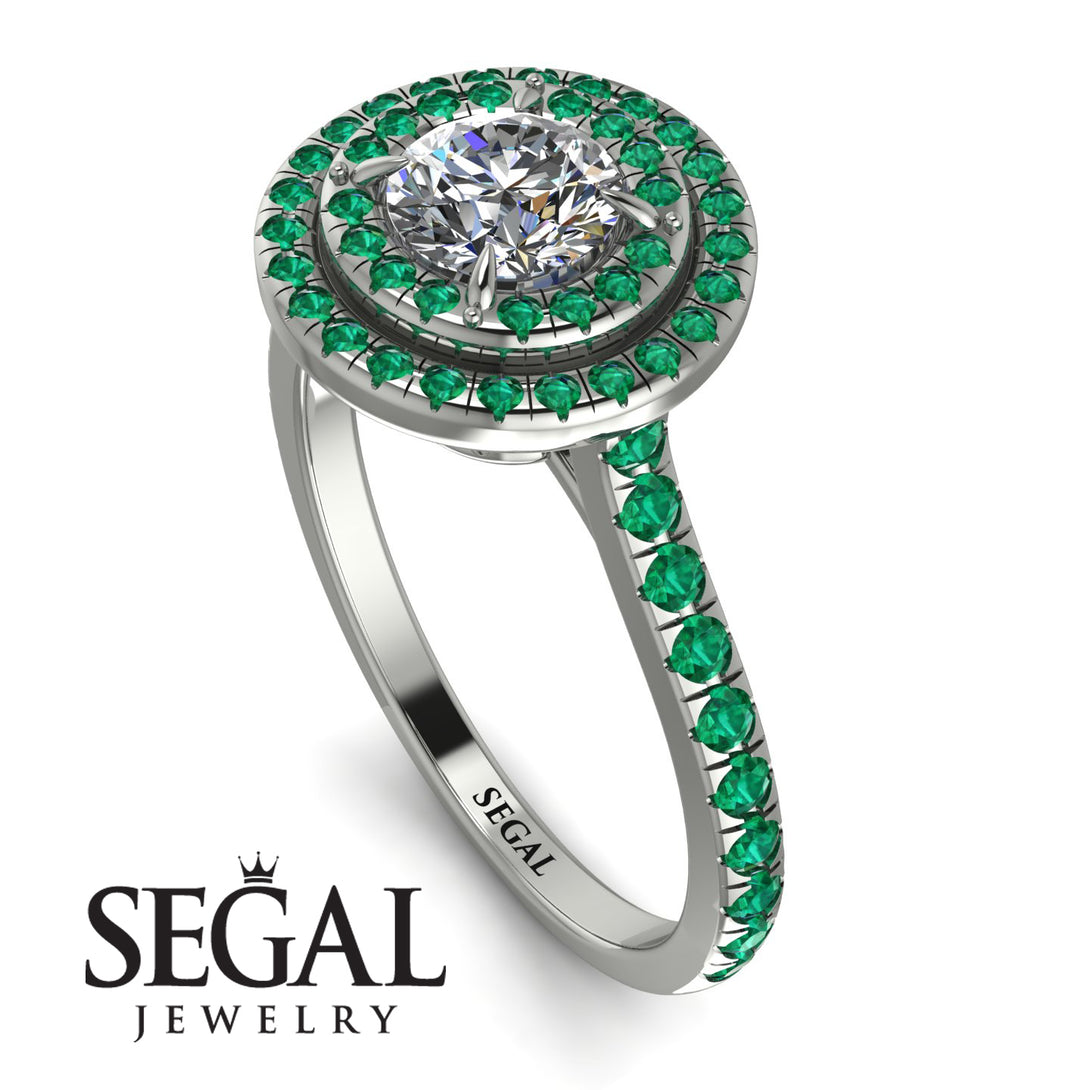 Double Halo Diamond Ring - Zoey No. 21