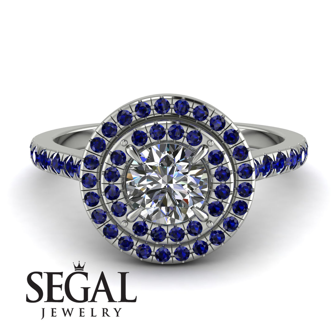Double Halo Diamond Ring - Zoey No. 66