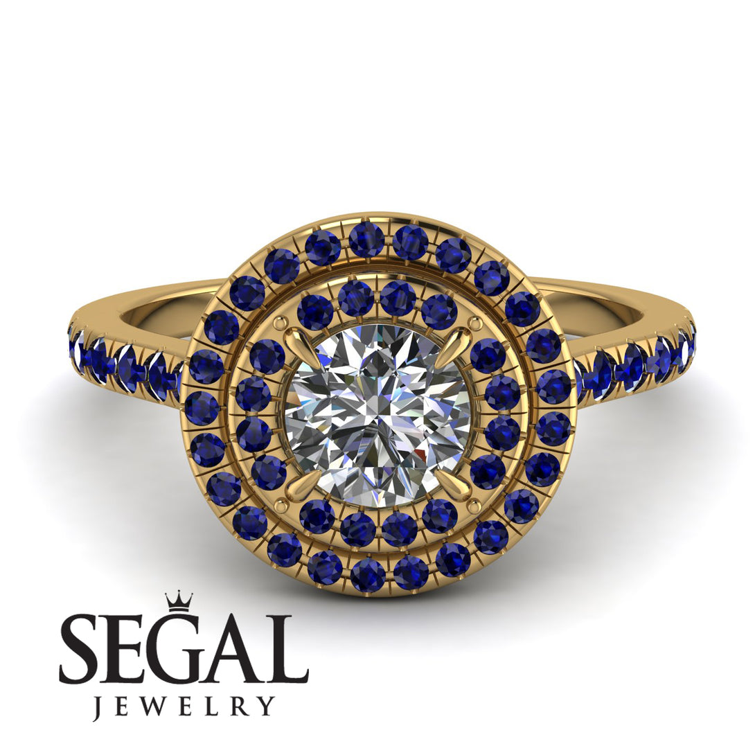 Double Halo Diamond Ring - Zoey No. 64