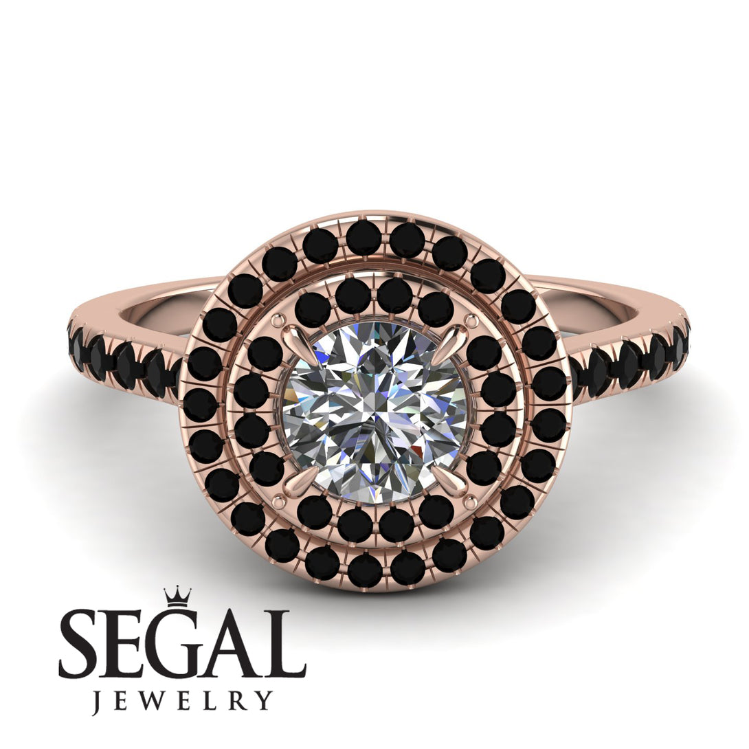 Double Halo Diamond Ring - Zoey No. 35