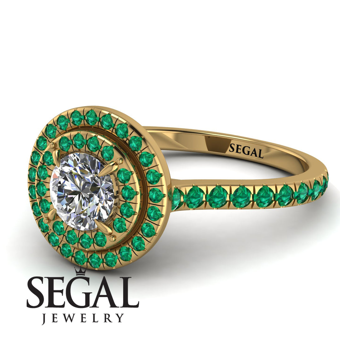 Double Halo Diamond Ring - Zoey No. 19