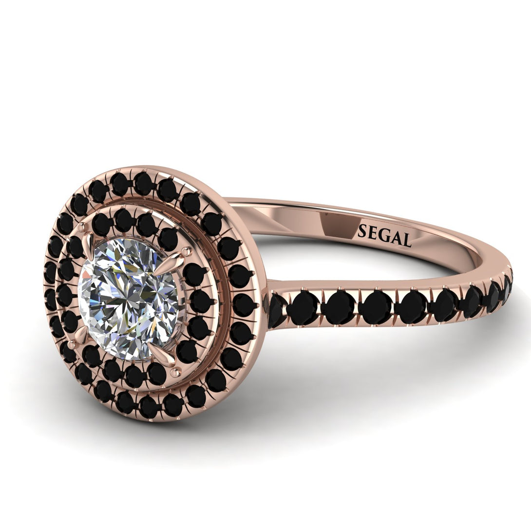 Double Halo Diamond Ring - Zoey No. 35