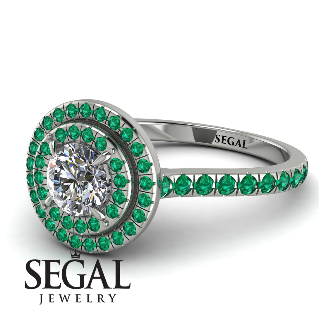 Double Halo Diamond Ring - Zoey No. 21