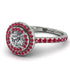 Double Halo Diamond Ring - Zoey No. 51