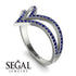 Double V Sapphire Ring - Lyla No. 15