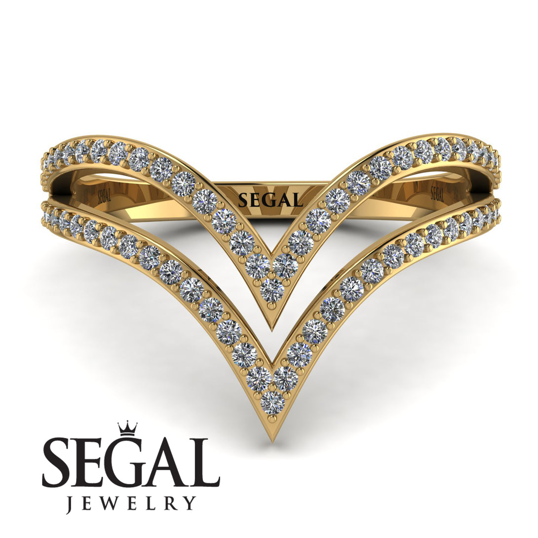 Double V Diamond Ring - Lyla No. 1