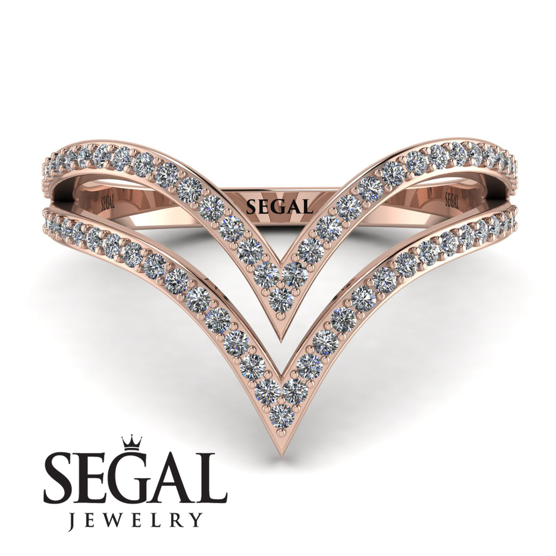 Double V Diamond Ring - Lyla No. 2
