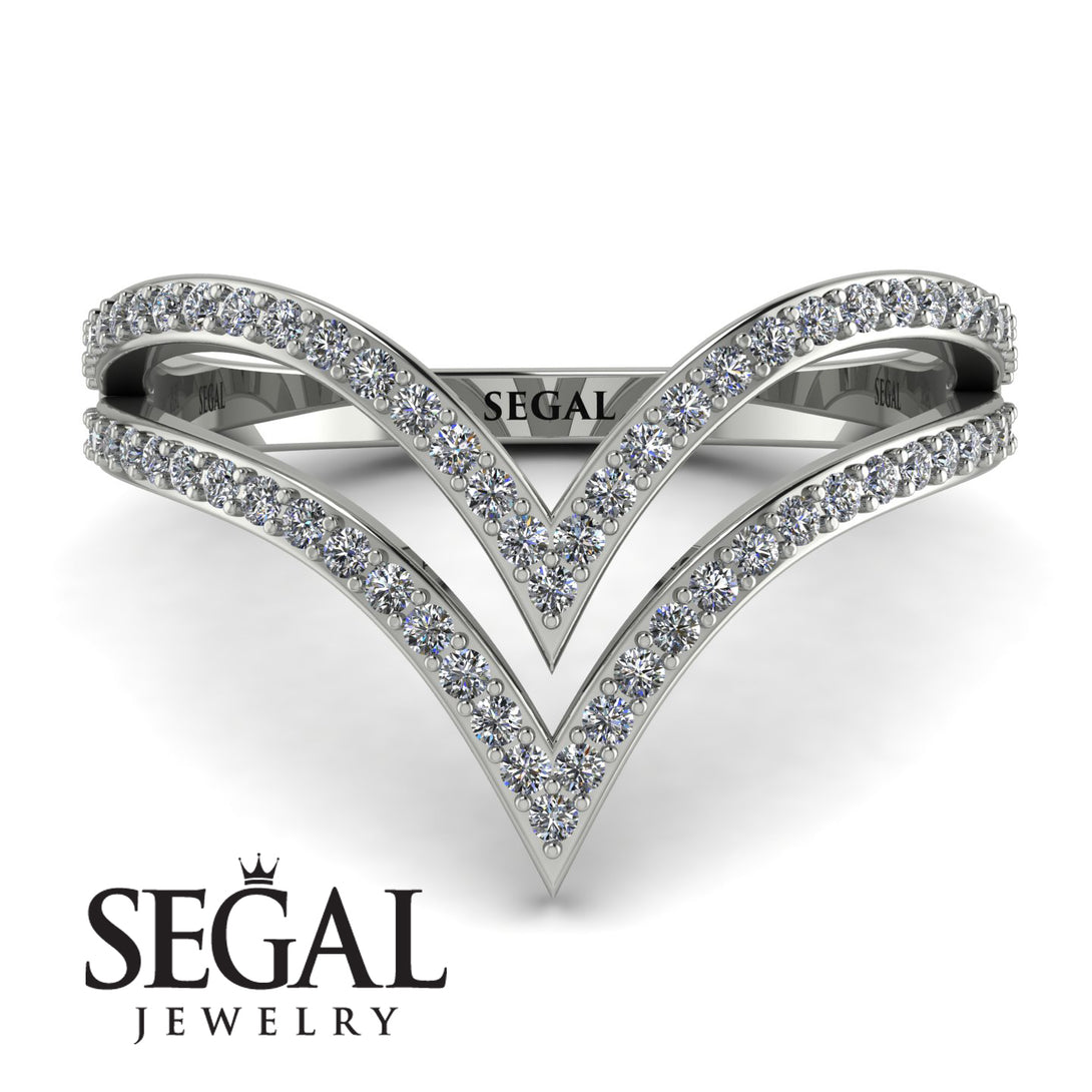 Double V Diamond Ring - Lyla No. 3