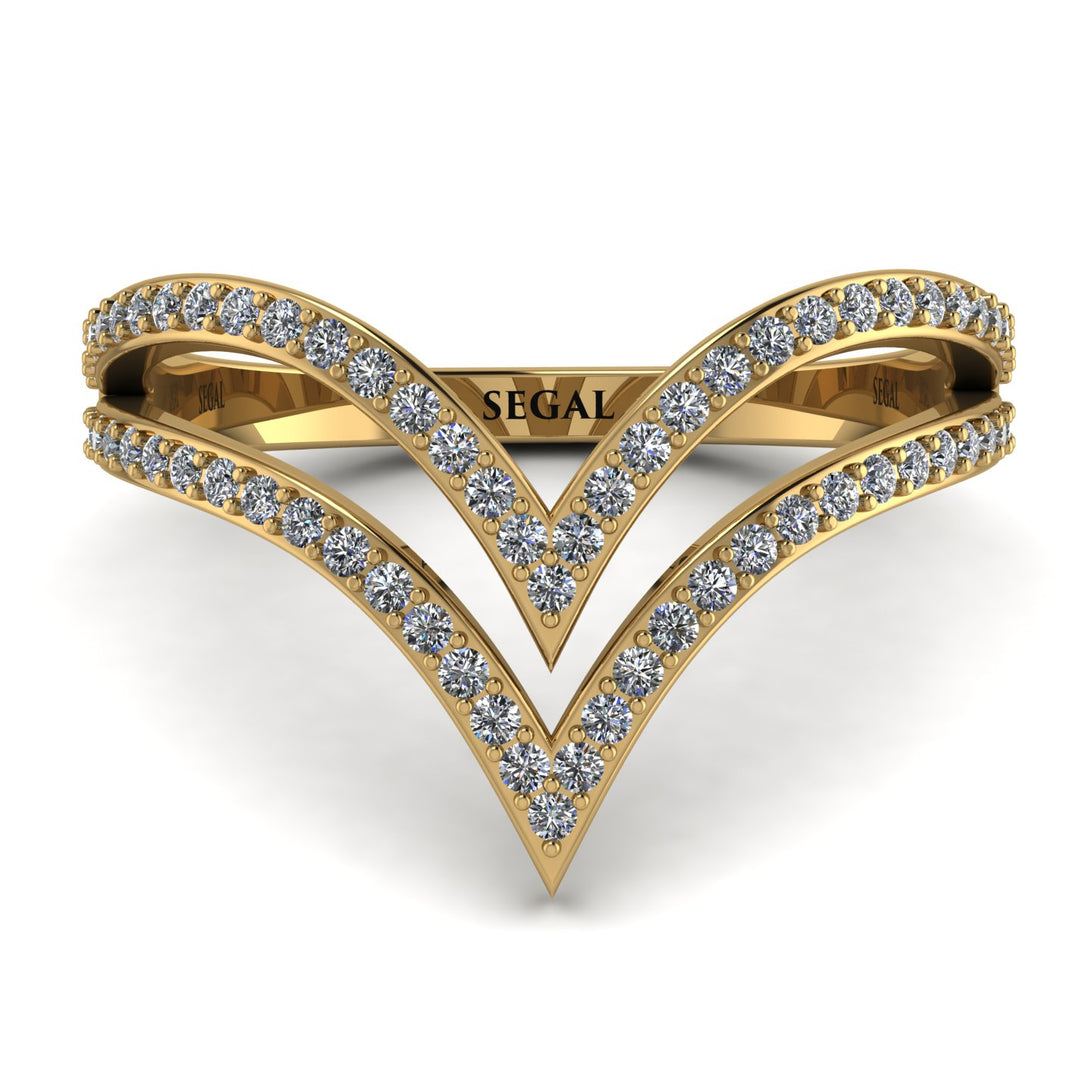 Double V Diamond Ring - Lyla No. 1
