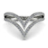 Double V Diamond Ring - Lyla No. 3