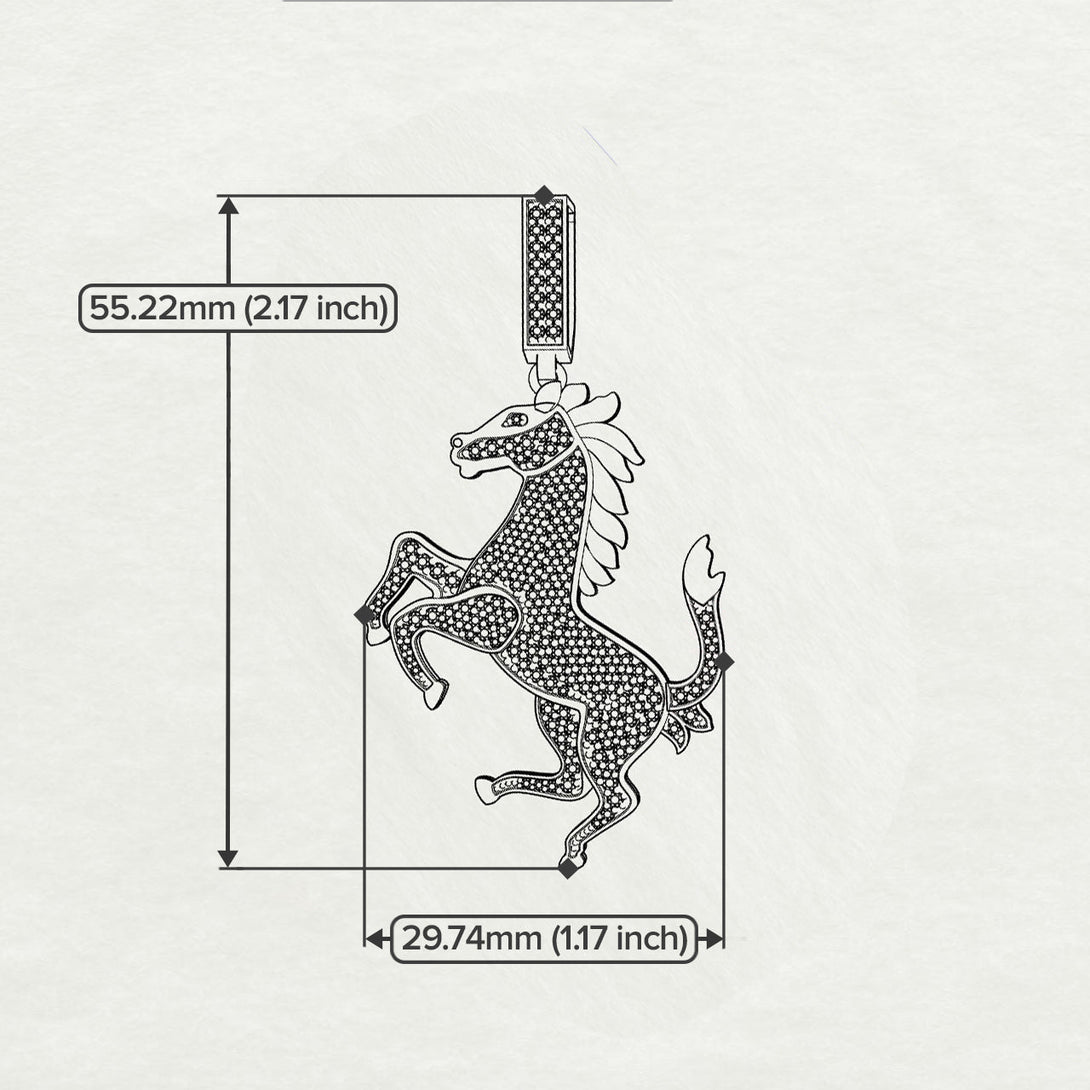 Ruby Horse Necklace - Douglas No. 10