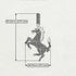 Black Diamond Horse Necklace - Douglas No. 8