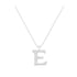 E - Letter Name Necklace Initial Necklace