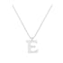E - Letter Name Necklace Initial Necklace