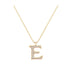 E - Letter Name Necklace Initial Necklace