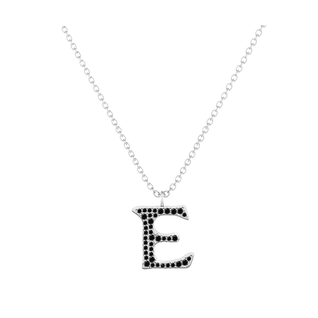 E - Letter Name Necklace Initial Necklace