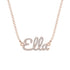 Diamond Gold Name Necklace - Ella