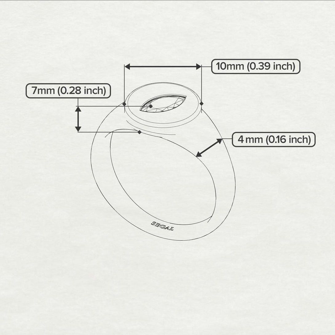 Signature Marquise Sapphire Ring - Eloise No. 14