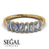 Emerald Cut Diamond Band - Esther No. 1