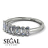 Emerald Cut Diamond Band - Esther No. 3