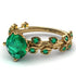 Leaves All Around Emerald Ring - Sydney 2ct