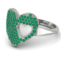 Emerald Heart With Missing Piece - Camille No. 6 image 1