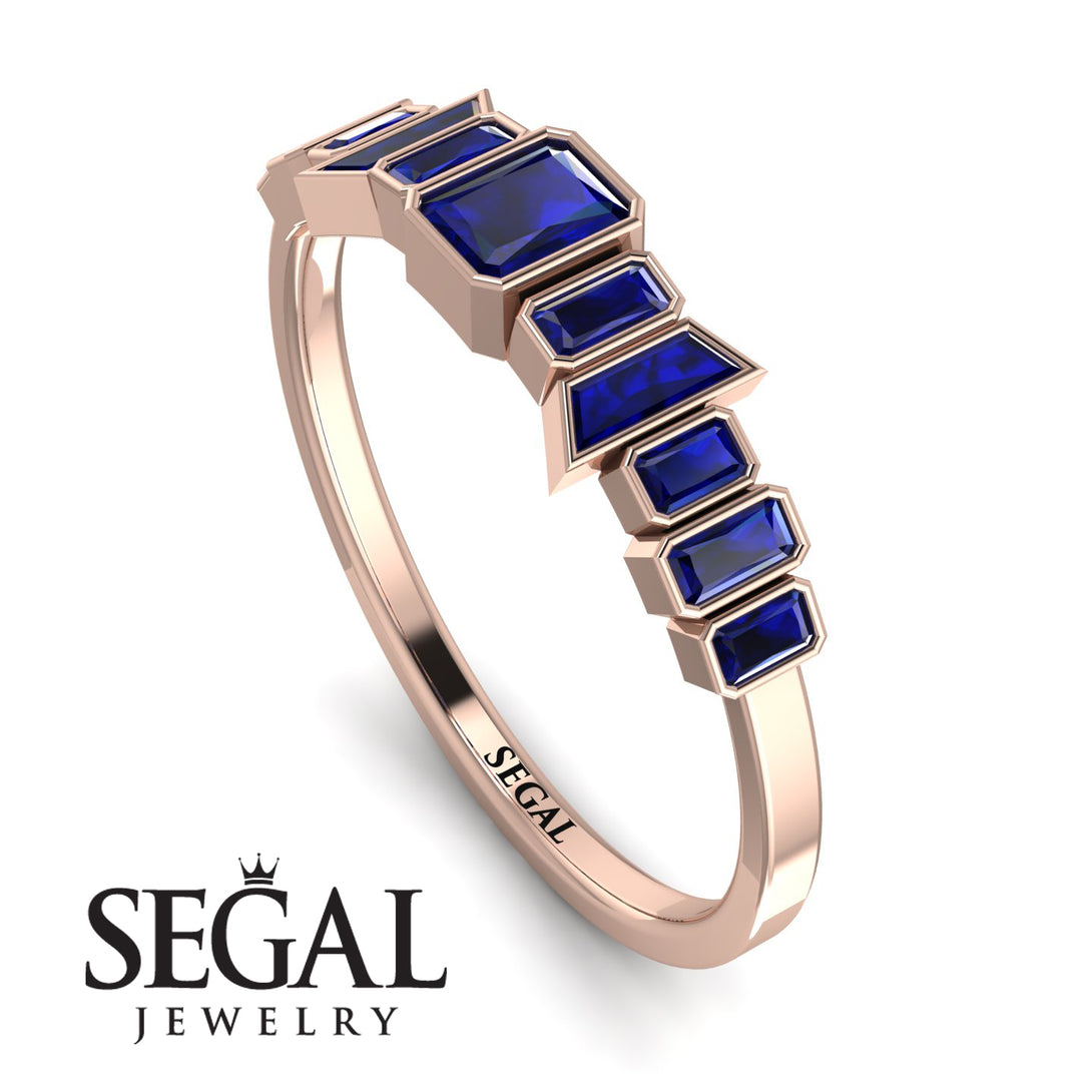 Emerald Sapphire Mix Band - Valerie No. 74