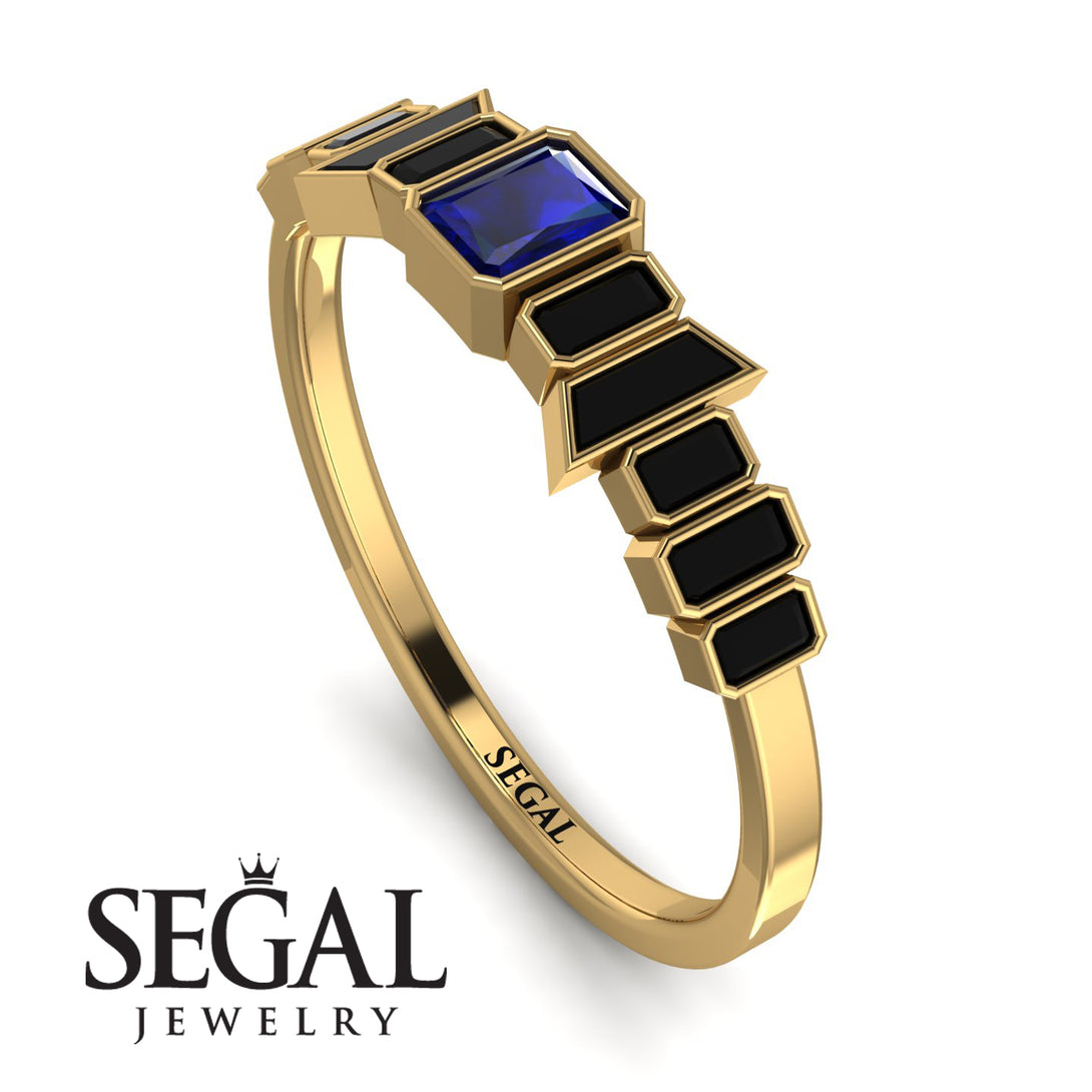 Emerald Sapphire Mix Band - Valerie No. 43