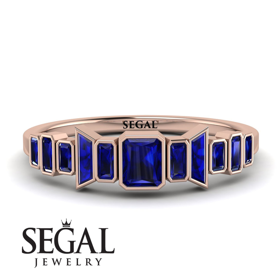 Emerald Sapphire Mix Band - Valerie No. 74